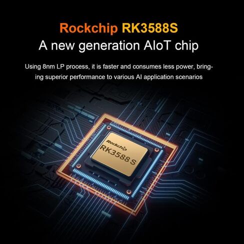 Orange Pi 5B 16GB LPDDR4/4X Rockchip RK3588S 8-Core 64 Bit Single Board Computer with Onboard 128GB eMMC Flash, Run Linux/Debian/Ubuntu/Android OS(16GB128GB+ Power Supply) in Saudi Arabia