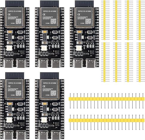 AITRIP 3PCS ESP32-S3-DevKitC-1-N16R8 ESP32-S3 Development Board Wi-Fi + BLE MCU Module Integrates Complete Wi-Fi and BLE Functions for Arduino in Saudi Arabia