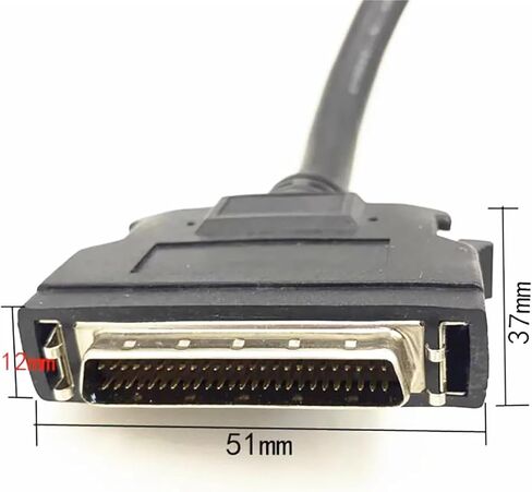 SCSI Cable HPDB50 to CN50 Connecctor Cable SCSI HPDB50-pin to CN50-pin Power Cable 2Meter Scanner Cable in Kuwait