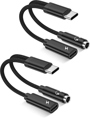 3FT Aux Cord, USB C to 3.5mm Audio Cable for iPhone 17e 17 16e 16 15 Pro in Saudi Arabia