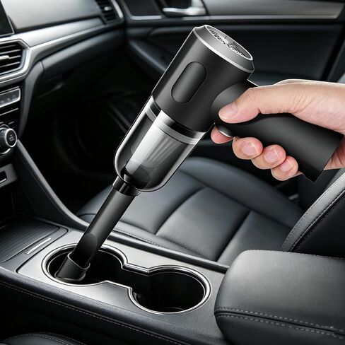 Compressed Air Duster Wireless Handheld Car Vacuum Cleaner, Air Blower 3 in 1 Electric Air Dusters Computer Vacuums Keyboard Cleaner Power Rechargeable Vacuum for Desk Home and Office Dust Cleaning in Kuwait