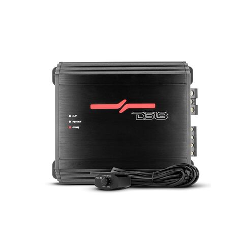 DS18 ZR500.1D Car Amplifier Class D 1-Channel Digital Monoblock Amp Remote Subwoofer Level Knob 1500 Watts Peak Power Adjustable Low Pass, Gain Knob, Subsonic Frequency (Renewed) in Saudi Arabia