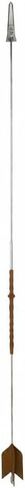 Slock Master Tim Wells Sparrow Hawk Spear, Long-Range Throwing Spear with Arrow-Style Stabilizing Wings, Grooved Handle for Controlled Throwing, Stainless Steel Shaft, Razor-Sharp Spear Tip in Kuwait