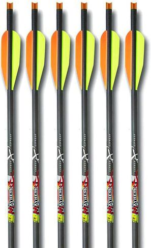 Carbon Express Mayhem Fletched Carbon Crossbolt with 3-Inch Vanes, 6-Pack in Kuwait