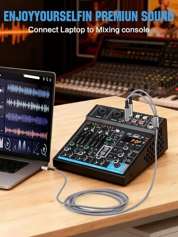 2 Pack USB C to 1/4 Audio Cable 6.35mm TS to Type C Y-Splitter Audio Cable in Saudi Arabia