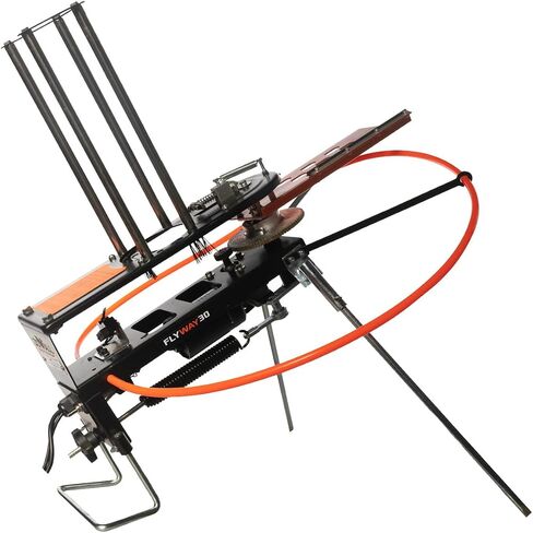 Do All Outdoors Flyway 30-30 Clay Automatic Clay Pigeon Thrower - Heavy Duty Skeet Thrower Machine with 10 ft Removable Foot Pedal Activation Cord in Kuwait