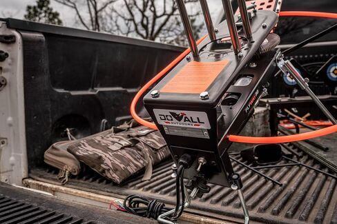 Do All Outdoors Flyway 30-30 Clay Automatic Clay Pigeon Thrower - Heavy Duty Skeet Thrower Machine with 10 ft Removable Foot Pedal Activation Cord in Kuwait
