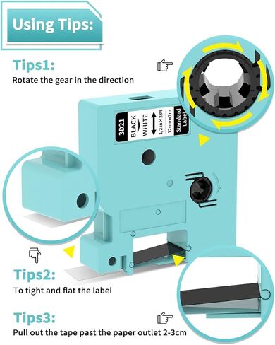 Vixic LM1600 D1600 Tapes Compatible with Dymo D1 Label Maker Refills 45013 in Saudi Arabia