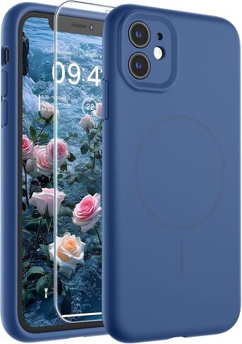 حافظة SUPFINE سيليكون ومغناطيس لهاتف iPhone 17 Pro Max باللون الأبيض in Kuwait