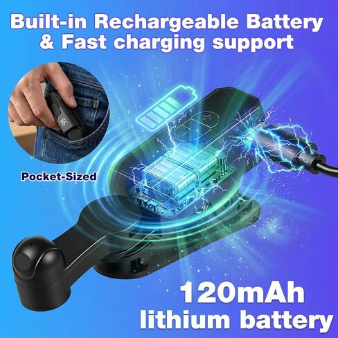 2 Pack Auto Clicker Tapper for Phone Rechargeable & 107 Adjustable Speeds in Saudi Arabia