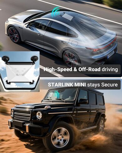 لStarlink Mini Mount، Starlink Mini Suction Cup Mount لسقف السيارة، نافذة سقف السيارة، Starlink Mini Accessories مجموعة تركيب لشاحنة RV، قارب السيارة، حامل قوس قاعدة محول شاحن مغناطيسي in Kuwait