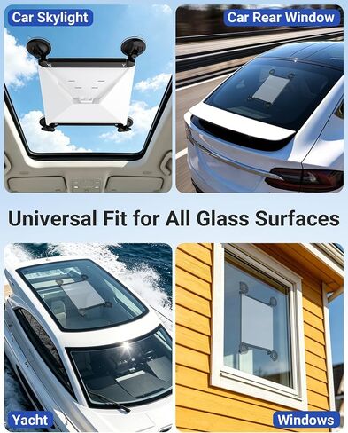 لStarlink Mini Mount، Starlink Mini Suction Cup Mount لسقف السيارة، نافذة سقف السيارة، Starlink Mini Accessories مجموعة تركيب لشاحنة RV، قارب السيارة، حامل قوس قاعدة محول شاحن مغناطيسي in Kuwait
