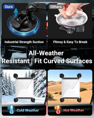 لStarlink Mini Mount، Starlink Mini Suction Cup Mount لسقف السيارة، نافذة سقف السيارة، Starlink Mini Accessories مجموعة تركيب لشاحنة RV، قارب السيارة، حامل قوس قاعدة محول شاحن مغناطيسي in Kuwait