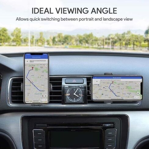 Car Vent Phone Mount for Car, Universal Cell Phone Holder for Car Vent, 360° Rotating Auto Air Vent Phone Holder Compatible with iPhone 16 15 14 13 12 Pro Max, Samsung Galaxy and Smartphones in Saudi Arabia