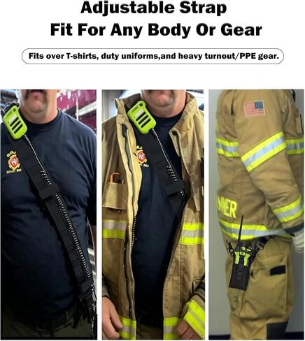 Firefighter Radio Strap and Holster with Anti-Sway Strap in Saudi Arabia