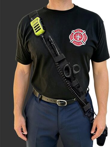 Firefighter Radio Strap and Holster with Anti-Sway Strap in Saudi Arabia
