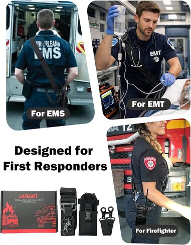 Firefighter Radio Strap and Holster with Anti-Sway Strap in Saudi Arabia