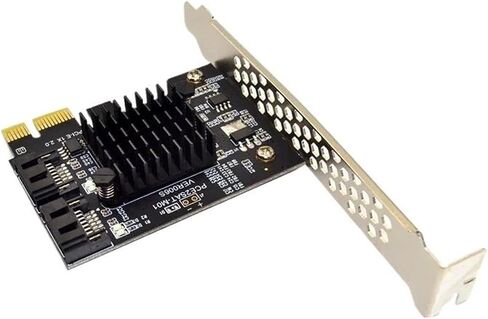 PCIe x1 2-Port SATA 3.0 6Gbps Controller Card 9125d in Saudi Arabia