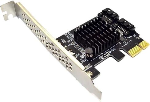PCIe x1 2-Port SATA 3.0 6Gbps Controller Card 9125d in Saudi Arabia