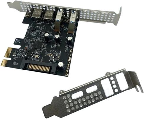 PCIe x1 uPD720201 USB3.1 Gen1 Type-A & Type-C Card in Saudi Arabia
