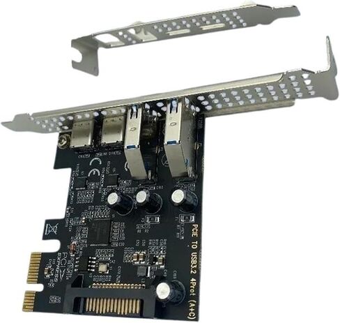 PCIe x1 uPD720201 USB3.1 Gen1 Type-A & Type-C Card in Saudi Arabia