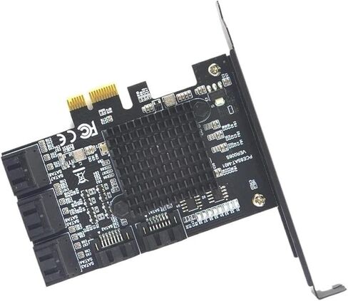 بطاقة توسيع PCIe 2.0 x1 ذات 8 منافذ SATA3 بسرعة 6 جيجابت في الثانية in Kuwait
