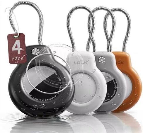 4 Pack Keychain Holder for AirTag 1st/2nd Gen,for Air Tagholder Holder Case in Kuwait