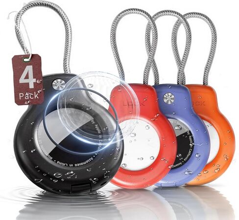 4 Pack Keychain Holder for AirTag 1st/2nd Gen,for Air Tagholder Holder Case in Kuwait