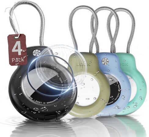 4 Pack Keychain Holder for AirTag 1st/2nd Gen,for Air Tagholder Holder Case in Kuwait