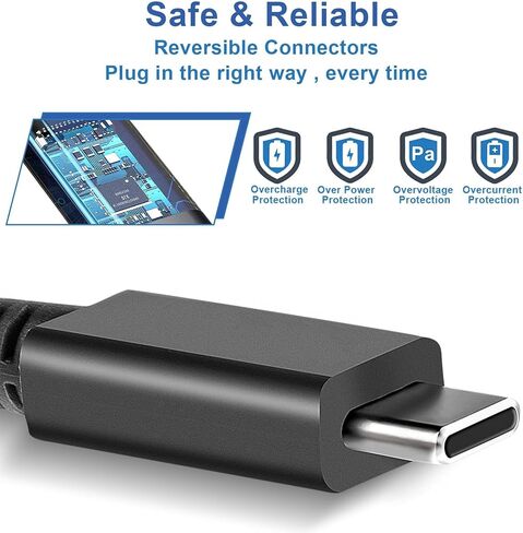 Switch Charger with 4.9FT Charging Cable, AC Adapter in Kuwait