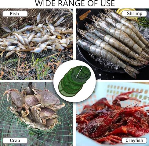 Portable Foldable Fish Basket, Collapsible Nylon Cage Basket in Saudi Arabia