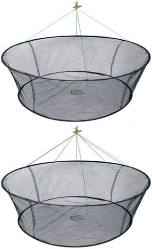 2PCS Portable Folded Fishing Net, 31.5 inch/39.4 inch in Saudi Arabia
