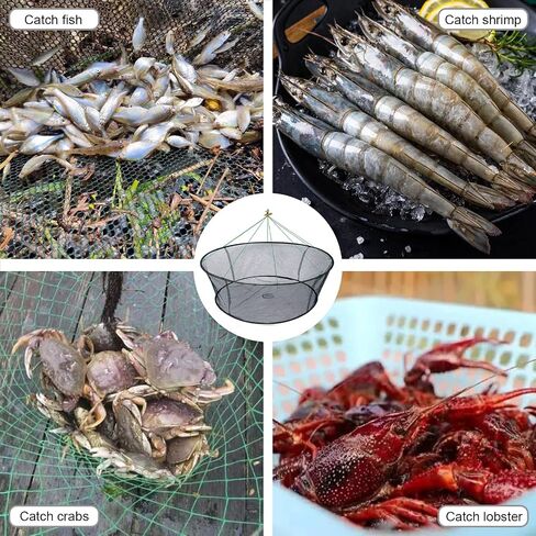 2PCS Portable Folded Fishing Net, 31.5 inch/39.4 inch in Saudi Arabia