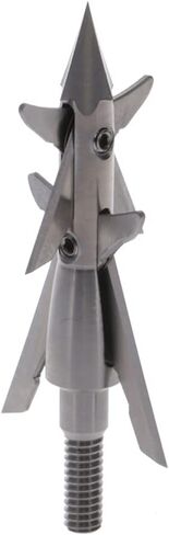 New Archery Products New Archery Products Slingblade 4 Ti Crossbow 100 Grain Hunting Stainless Steel Spin Tested Mechanical 3 Pieces Broadhead Set in Saudi Arabia