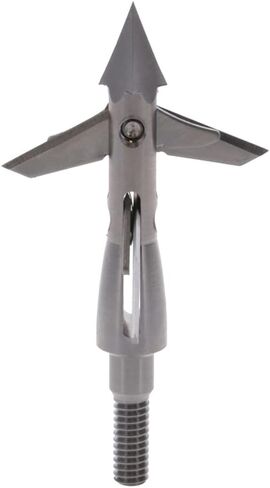 New Archery Products New Archery Products Slingblade 4 Ti Crossbow 100 Grain Hunting Stainless Steel Spin Tested Mechanical 3 Pieces Broadhead Set in Saudi Arabia