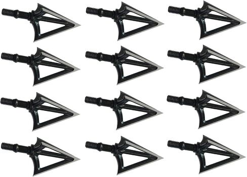 Fixed Blade Broadheads 100Grain, 12 Pack Hunting Arrowheads in Saudi Arabia