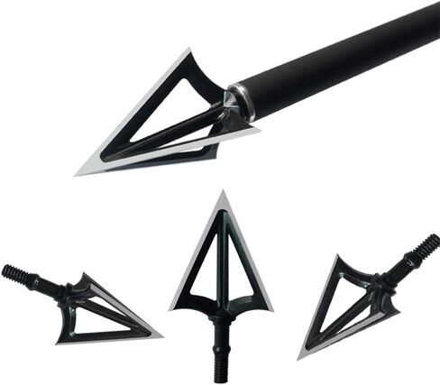 Fixed Blade Broadheads 100Grain, 12 Pack Hunting Arrowheads in Saudi Arabia