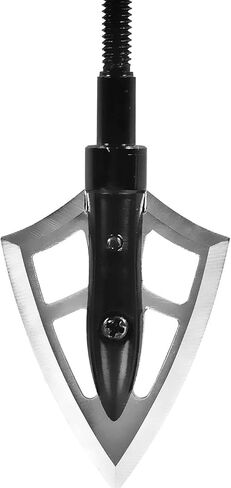 6PK Bow Hunting Broadhead 125 Grain Stainless Steel 2 Blades Hunting Tips for Crossbow Compound Bow Archery Hunting in Saudi Arabia