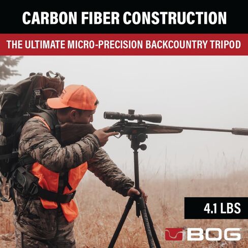 BOG DeathGrip Sherpa Hunting Tripod, 10"-54", Adjustable Center Post in Kuwait