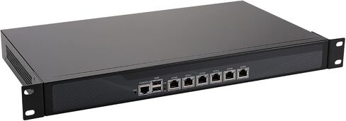 1U Rackmount Firewall Hardware, OPNsense, VPN, Network Appliance, I7 13700T, RS06, AES-NI, 6 x I226-V 2.5GbE, 2 x USB, COM, VGA, 32G RAM, 128G SSD in Saudi Arabia