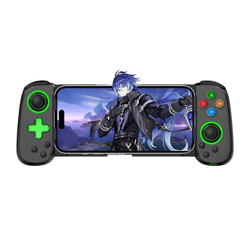 Joso Phone Controller for iPhone & Android, Wireless Mobile Game Controller with Hall Effect Joystick, Turbo | Compatible with iPhone 17-12, Galaxy S24-S21 Series for COD Mobile, Genshin Impact, Cloud Gaming in Saudi Arabia