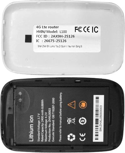 KuWFi 4G LTE Mobile WiFi Hotspot Unlocked Wireless Internet Router Devices with SIM Card Slot for Travel Support B1/B3/B5/B7/B8/B20 in Europe Caribbean Africa in Saudi Arabia