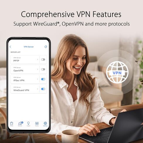 ASUS ZenWiFi Whole-Home Tri-band Mesh WiFi 6E System (ET9 3PK), Coverage up to 7,800 sq.ft, 7800Mbps, new 6GHz band, AiMesh, Lifetime Free Internet Security, Parental Control, EasySetup (Renewed) in Saudi Arabia