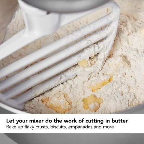 KitchenAid KSMPB5W Pastry Beater for 4.5,5-Qt Tilt-Head Stand Mixers, White in Saudi Arabia