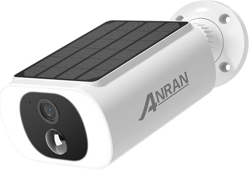 ANRAN 2K Security Cameras Wireless Outdoor Integrated Solar Panel, 2 Pack in Saudi Arabia