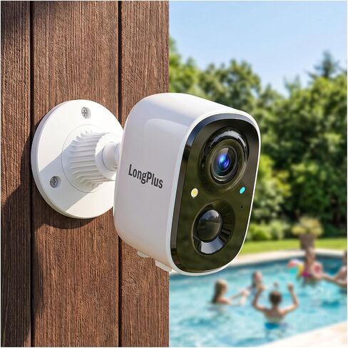 LongPlus 3K Security Camera Wireless Outdoor, WiFi6 Outdoor Camera Wireless in Saudi Arabia