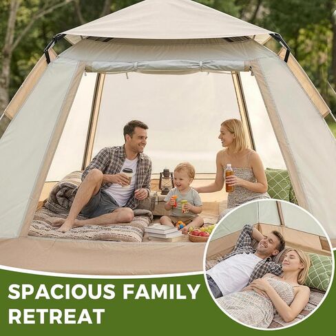 Oryxearth Pop Up Tent for Camping, Instant Setup Outdoor Shelter in Saudi Arabia