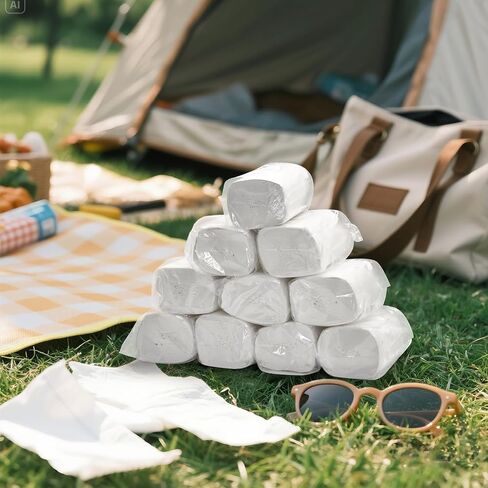 8 PCS Travel Size Toilet Paper Mini Toilet Paper Rolls Soft Compact Pack Portable Individual Tissue for Camping Hiking Outdoors (8) in Saudi Arabia