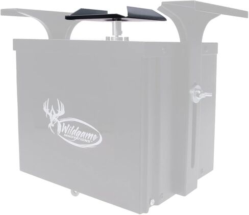 WILDGAME INNOVATIONS 6V Spinner Plate for Game Feeder | Easy-to-Install Durable Long-Lasting Galvanized Steel Replacement Spinner for Deer Feed Distribution | Fits 1/4-inch Motor Shaft in Saudi Arabia