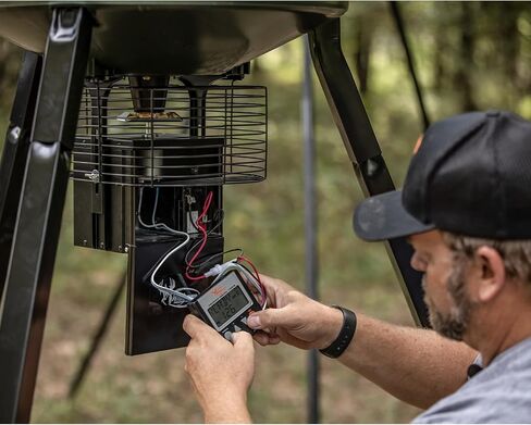 WILDGAME INNOVATIONS 6V Spinner Plate for Game Feeder | Easy-to-Install Durable Long-Lasting Galvanized Steel Replacement Spinner for Deer Feed Distribution | Fits 1/4-inch Motor Shaft in Saudi Arabia